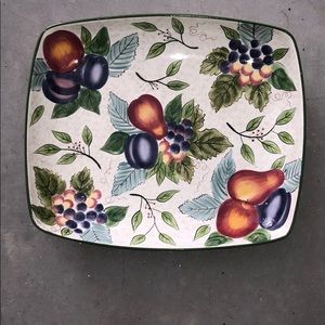 Clay Art Large Ceramic Platter